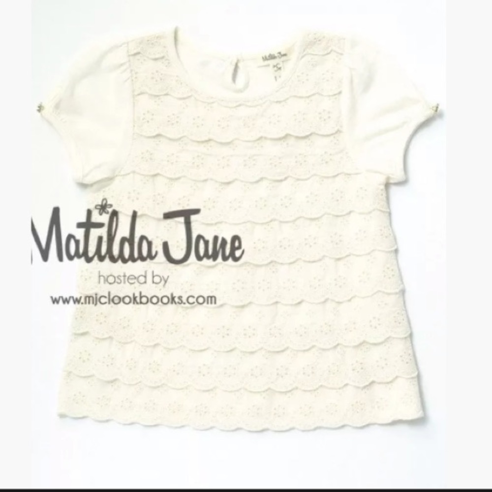 Cream Shirt Matilda Jane Size 2